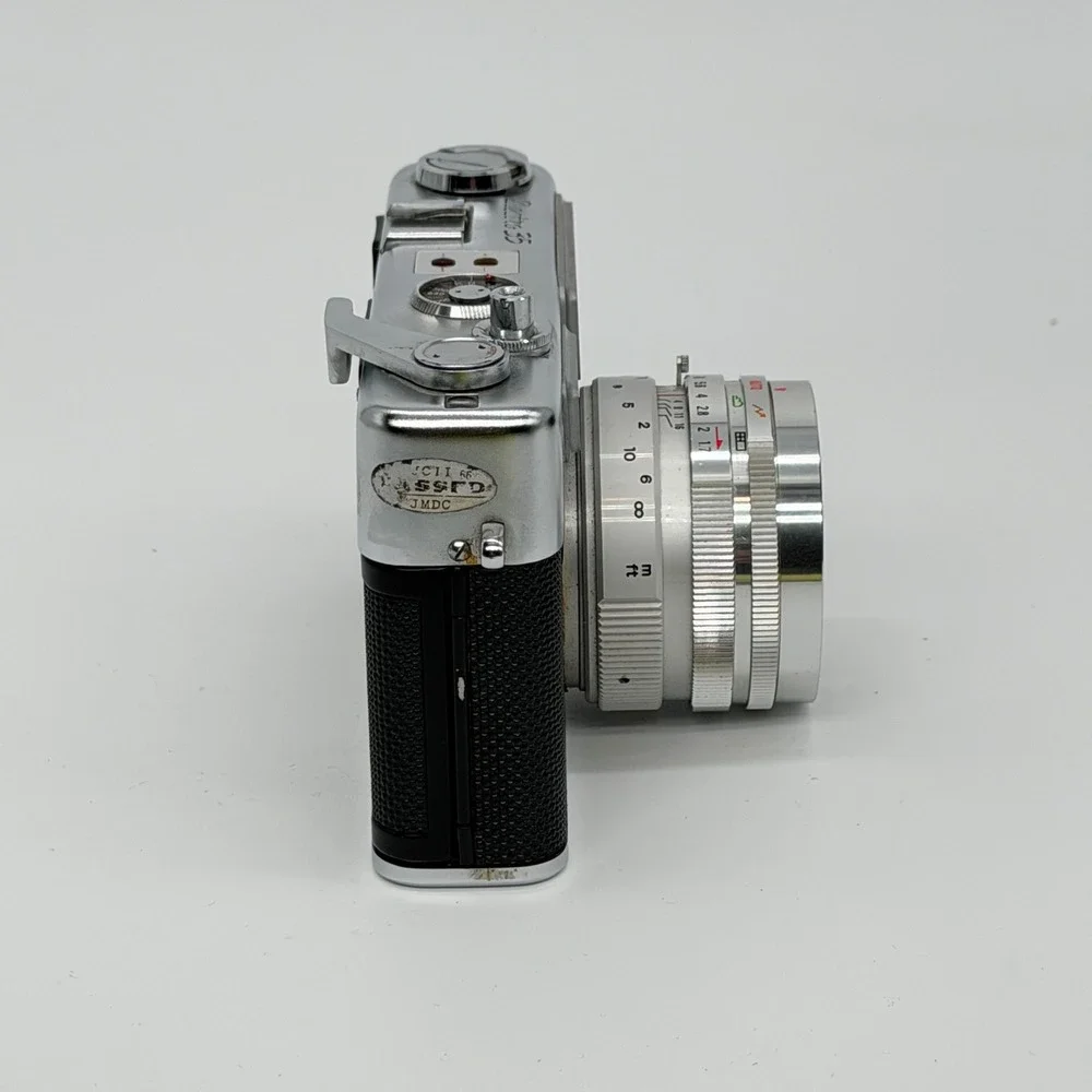 Yashica Electro 35 Rangefinder Camera Yashinon-DX 45mm f1.7 Lens W/ Case Tested